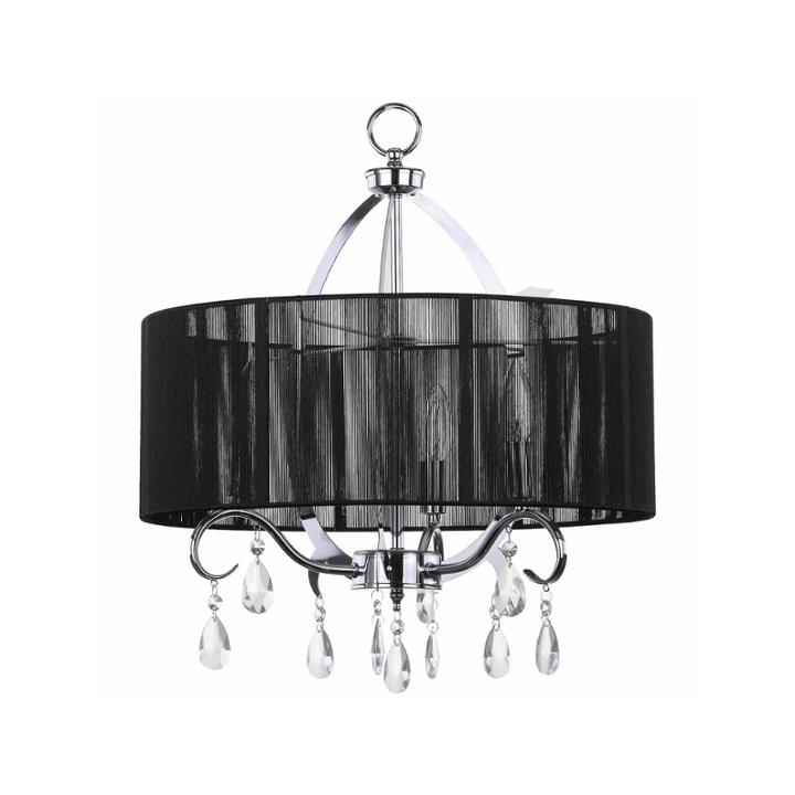 Safavieh Vienne 3 Light Chrome Beaded Chandelier