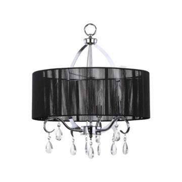 Safavieh Vienne 3 Light Chrome Beaded Chandelier