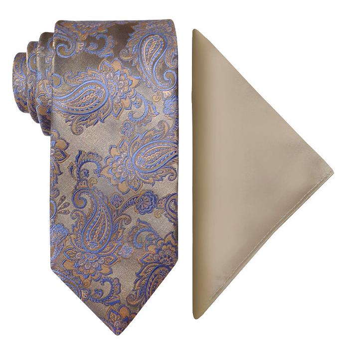 Steve Harvey Paisley Tie Set