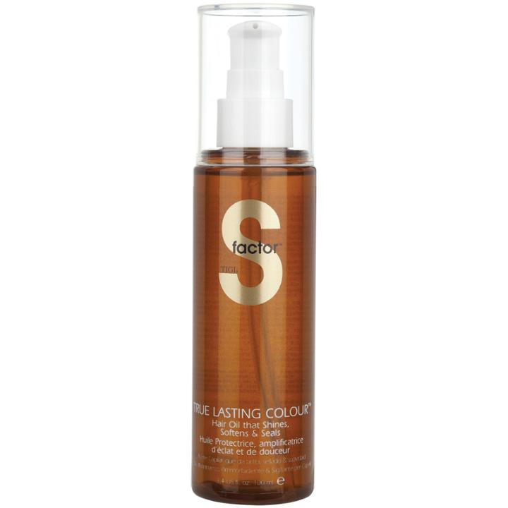 S Factor By Tigi True Lasting Colour Hair Oil - 3.4 Oz.
