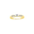 Womens 1 1/5 Ct. T.w. Genuine Multi-shape White Diamond 10k Gold Promise Ring