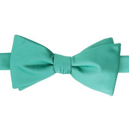 Stafford Satin Solid Self-tie Bow Tie