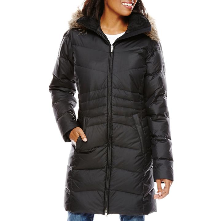 Columbia Storm Warmer Long Down Jacket