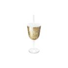 Glitz Double Walled Glitter Wine Glass By Blush