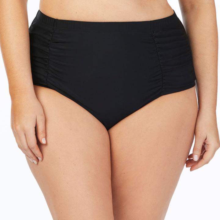 Boutique + High Waist Swimsuit Bottom-plus