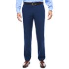 Jf J. Ferrar Blue Stretch Flat-front Suit Pants - Slim Fit