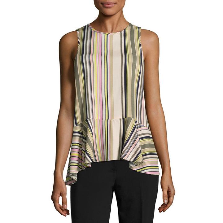 Libby Edelman Sleeveless High Low Top
