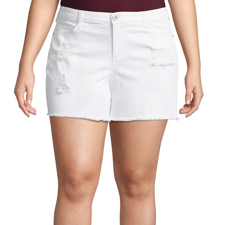 Arizona 4 1/2 Midi Shorts-juniors Plus