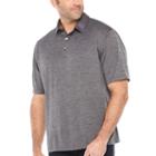 Van Heusen Air Spacedye Short Sleeve Melange Polo Shirt - Big And Tall
