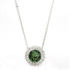 City X City Green Crystal Pendant Necklace