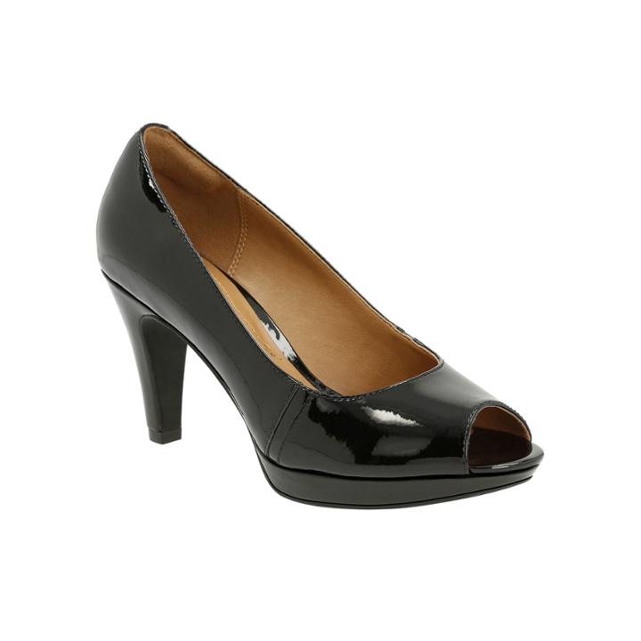 Clarks Narine Rowe High-heel Pumps - Wide Width