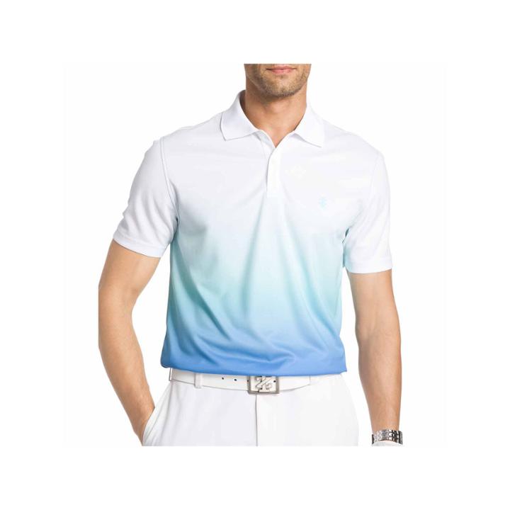 Izod Short Sleeve Ombre Polo Shirt