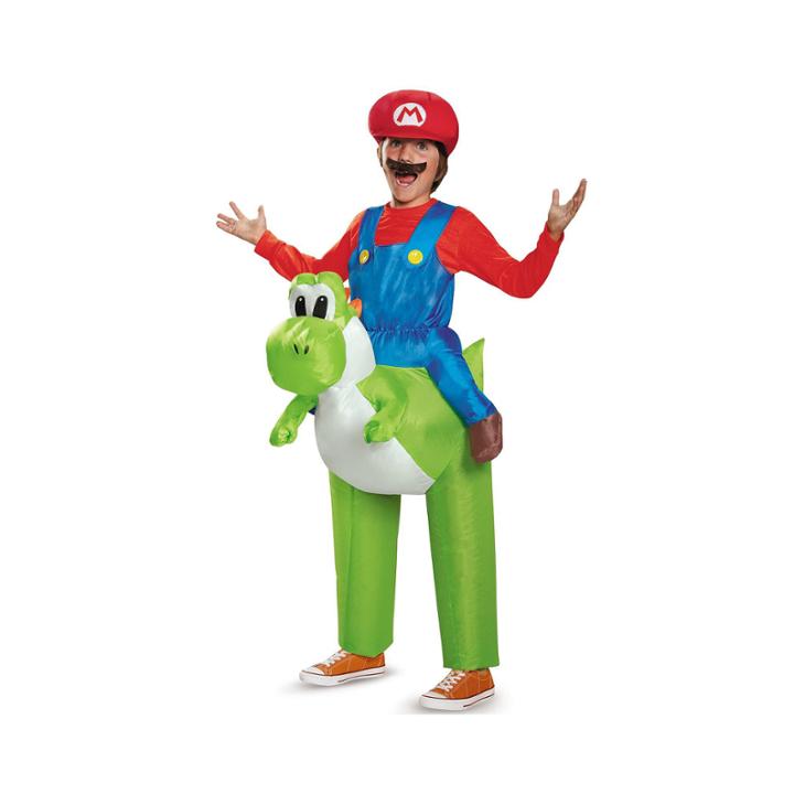 Super Mario Bros: Ride A Yoshi Inflatable Child Costume