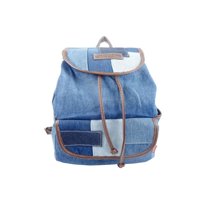 Union Bay Denim Colorblock Patched Messenger Bag