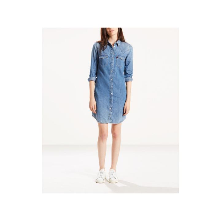 Levi's 3/4 Sleeve Shirt Dress