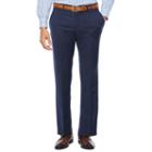 Collection By Michael Strahan Navy Tic Flat Front Stretch Slim Fit Suit Pants