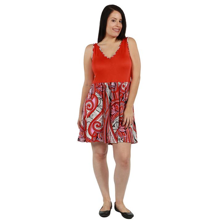 24/7 Comfort Apparel Lindy Dress - Plus