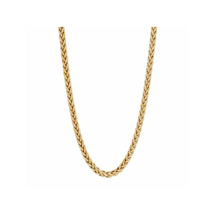 Womens 22 Inch 14k Gold Link Necklace