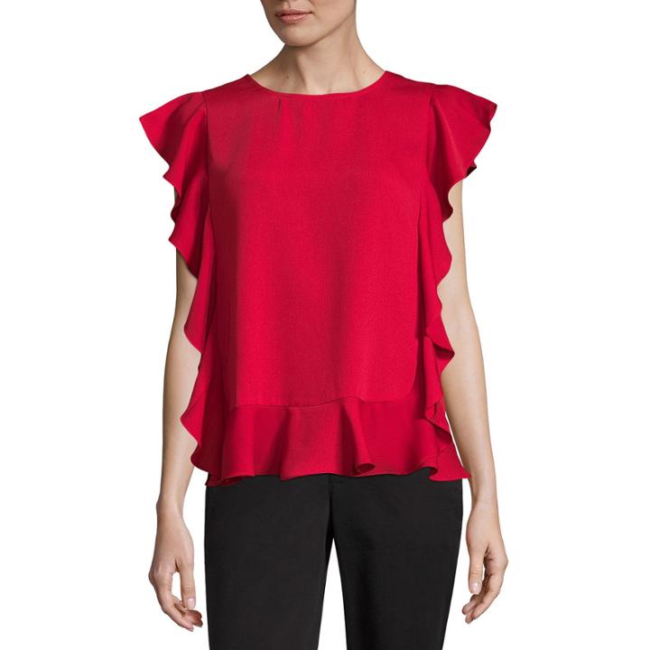Liz Claiborne Ruffle Blouse