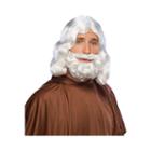 Short White Beard And Moustache