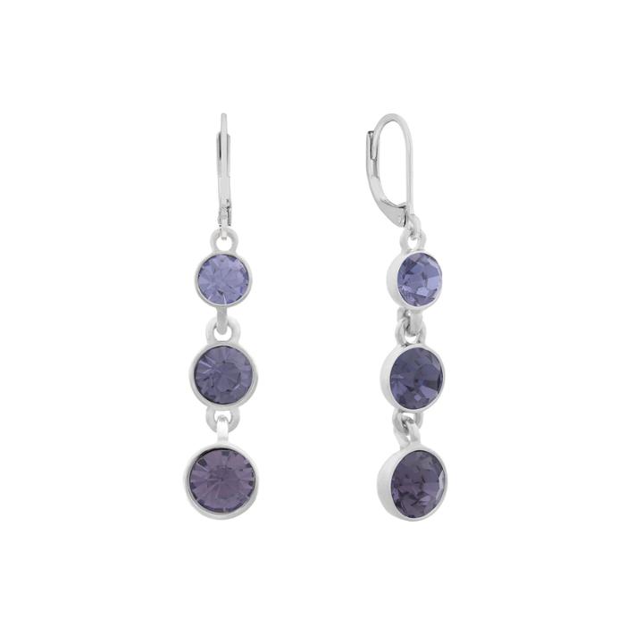 Monet Jewelry Purple Drop Earrings