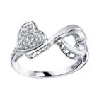 Love Grows&trade; 1/10 Ct. T.w. Diamond Double Heart Ring