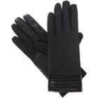 Isotoner Spandex Glove W/ Metallic Cuff And Smartouch Technology
