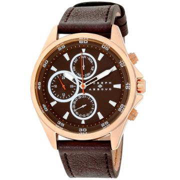 Joseph Abboud Mens Brown Strap Watch-ja3207rg648-127