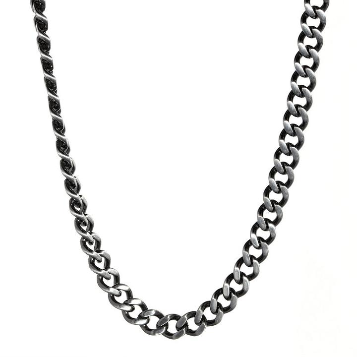 Solid Curb 24 Inch Chain Necklace