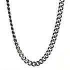 Solid Curb 24 Inch Chain Necklace