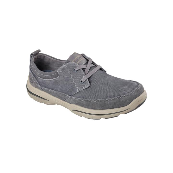 Skechers Harper Mens Canvas Lace-up Shoes