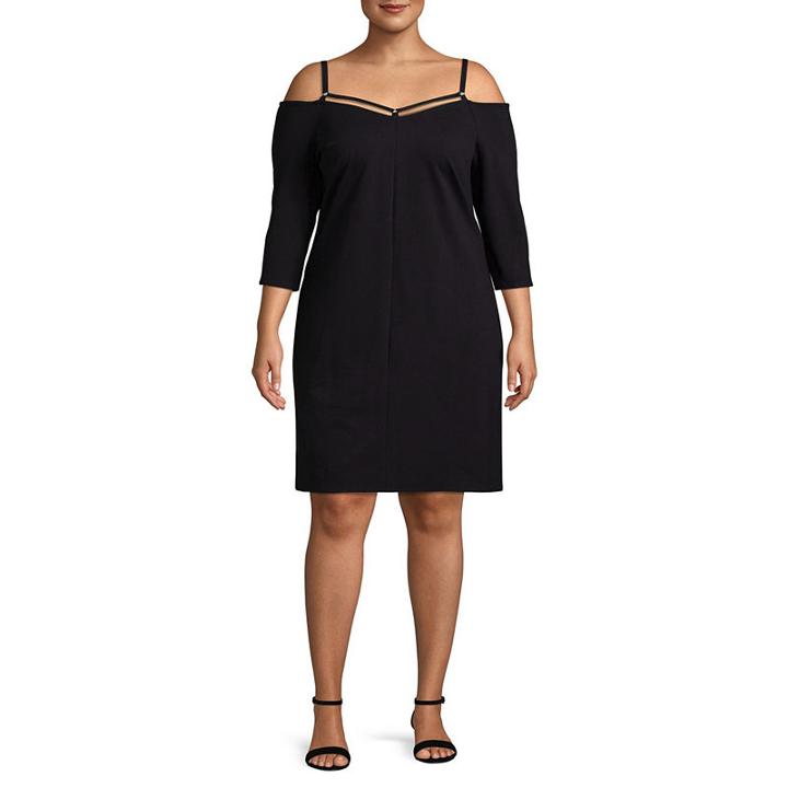 Bold Elements Strappy Bodycon Dress - Plus