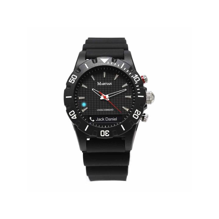 Martian Mens Mvoice Envoy G10 Black Smart Watch-mvr02eng10