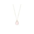 Decree Womens Pink Quartz Pendant Necklace