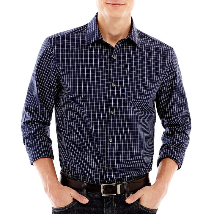 Claiborne Slim-fit Button-front Shirt