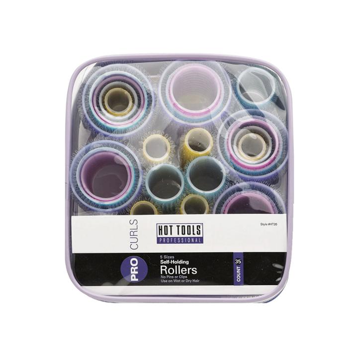 Hot Tools 5 Sizes Self-holding Rollers - 35 Count