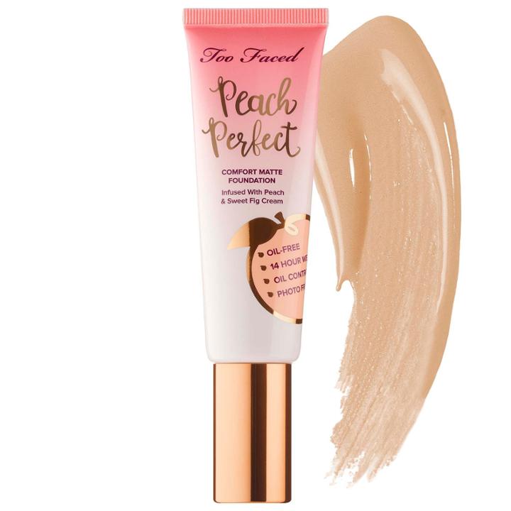 Too Faced Peach Perfect Comfort Matte Foundation - Peaches And Cream Collection