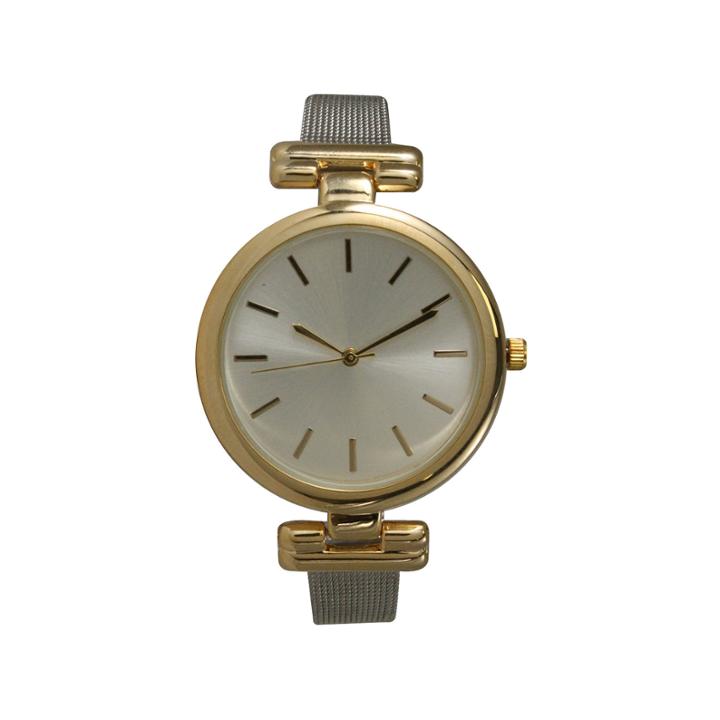 Olivia Pratt Womens Two Tone Strap Watch-15143twotone