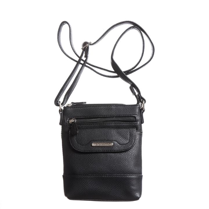 Stone And Co Ns Flap Pocket Pebble Leather Mini Crossbody Bag