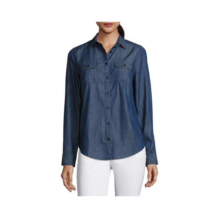 St. John's Bay 2-pocket Classic Shirt-talls