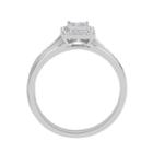 Womens 1/5 Ct. T.w. Princess White Diamond 10k Gold Promise Ring