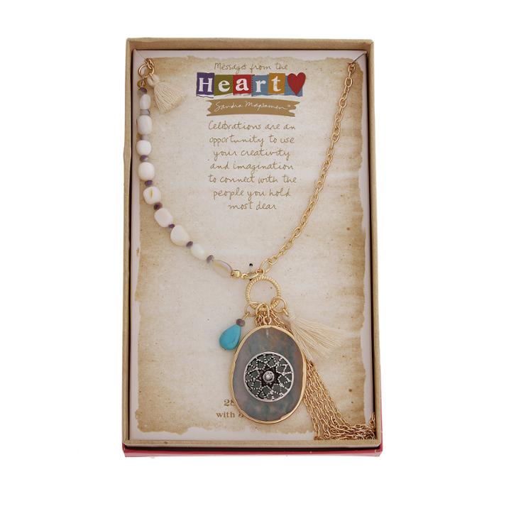 Sandra Magsamen 28 Inch Chain Necklace