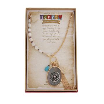 Sandra Magsamen 28 Inch Chain Necklace