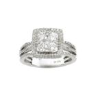 Limited Quantities 1 1/2 Ct. T.w. Diamond 14k White Gold Bridal Ring