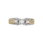 3/4 Ct. T.w. Diamond 14k Two-tone Gold Engagement Ring
