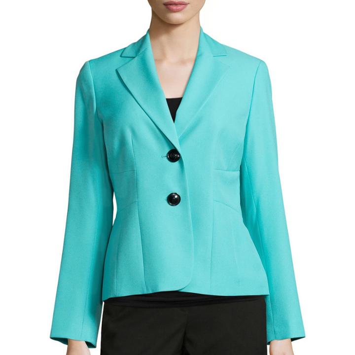 Evan-picone Long-sleeve Crepe Jacket
