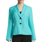 Evan-picone Long-sleeve Crepe Jacket