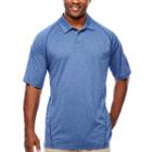 Msx By Michael Strahan Short Sleeve Stripe Polo Shirt Big And Tall
