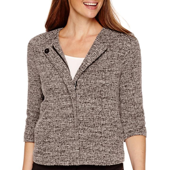 Worthington 3/4-sleeve Swing Jacket