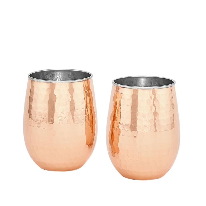Old Dutch 2pc. Wine Glass